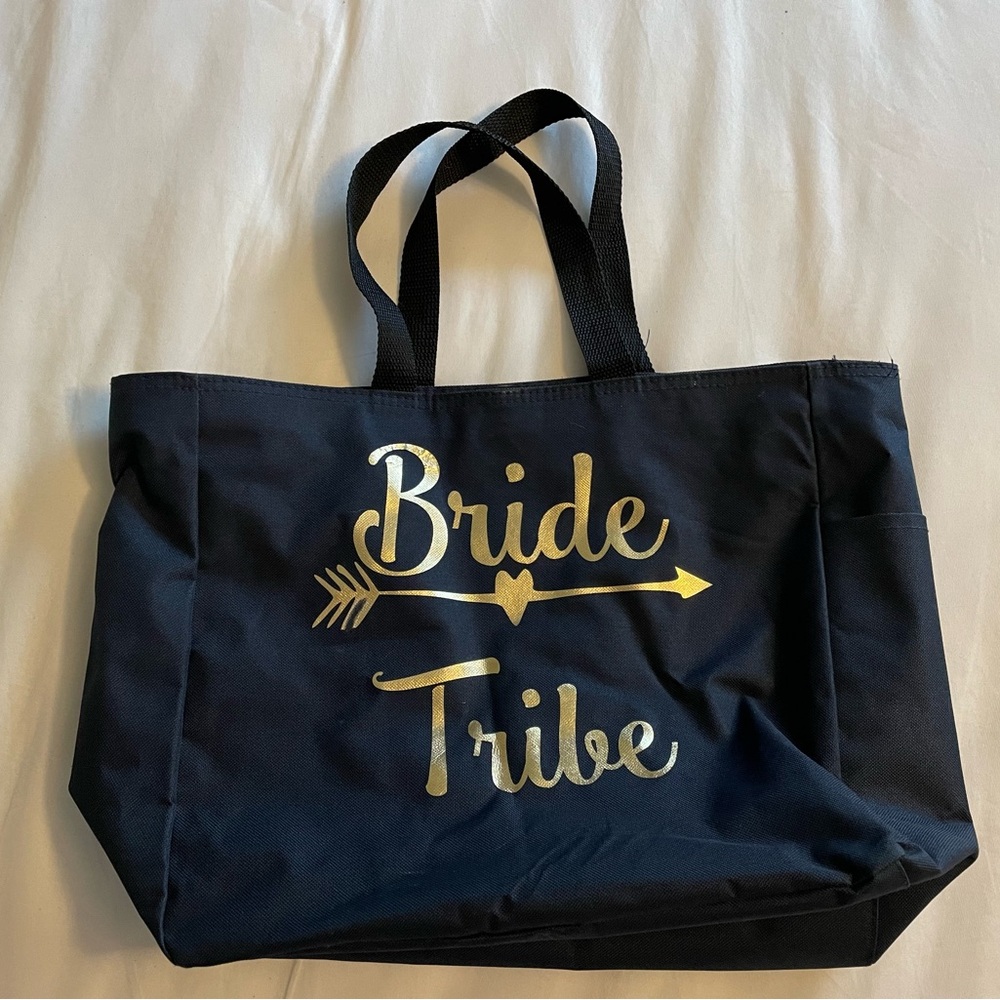 Navy Bride Tribe Bag